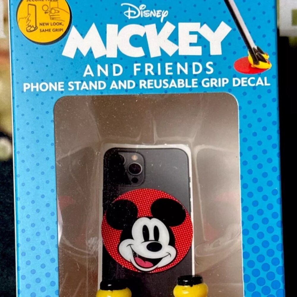 Disney Spinpop Mickey And Friends Phone Stand Reusable Grip Decal Mickey Mouse